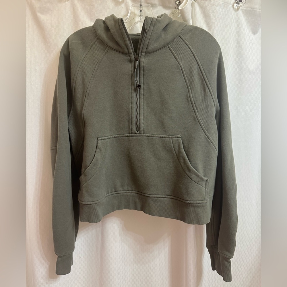 Scuba Oversized Half-Zip Hoodie